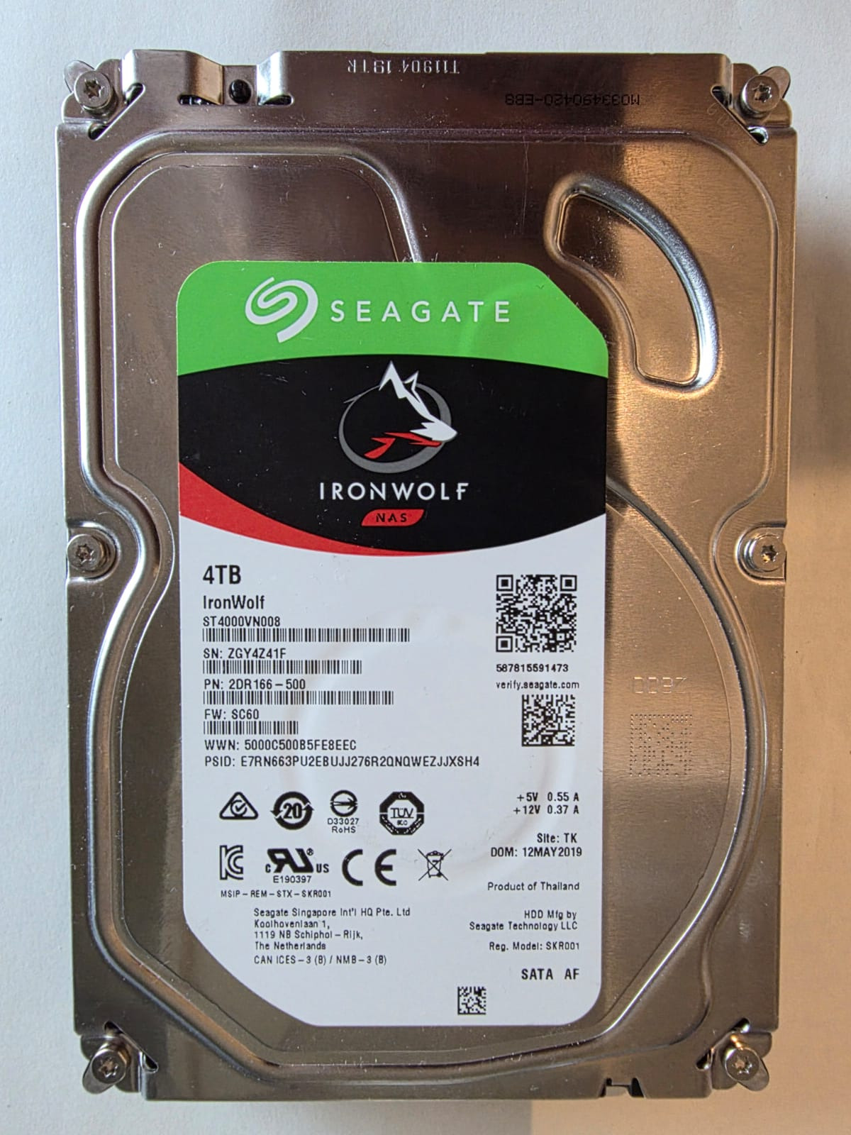 Seagate IronWolf 4TB 3.5" NAS Hard Drive