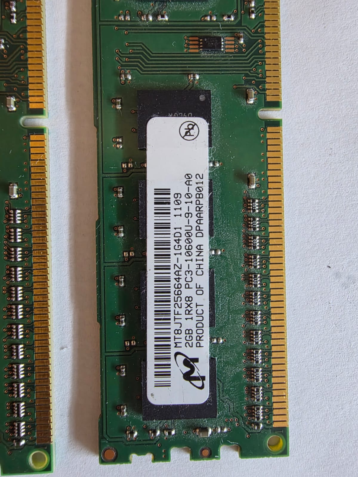 Kit RAM DDR3 4 Go (2×2 Go) Micron 1333 MHz - MT8JTF25664AZ-1G4D1