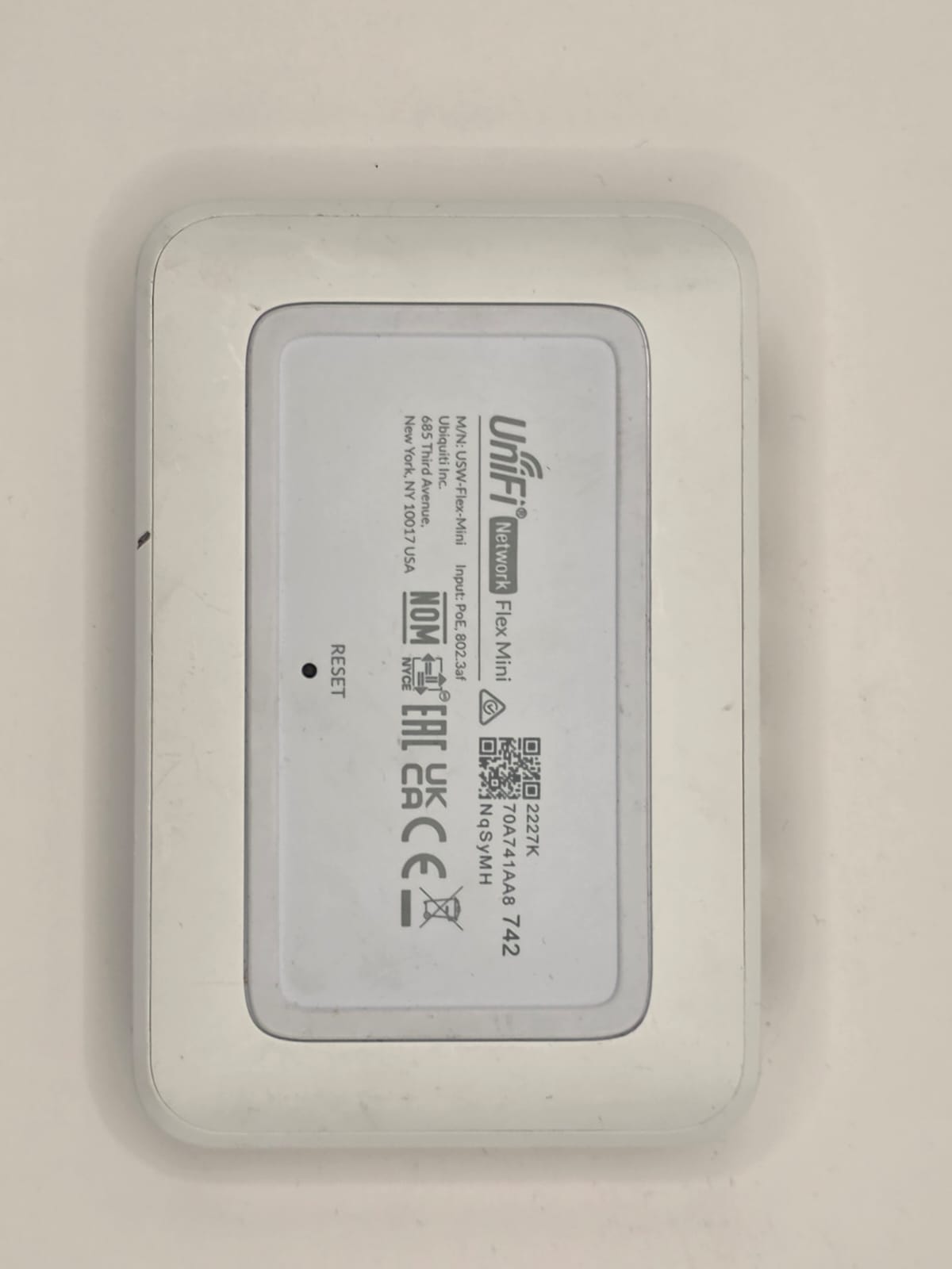 Ubiquiti UniFi Switch Flex Mini USW-Flex-Mini, switch 5 ports PoE, MAC 70A741AA8742