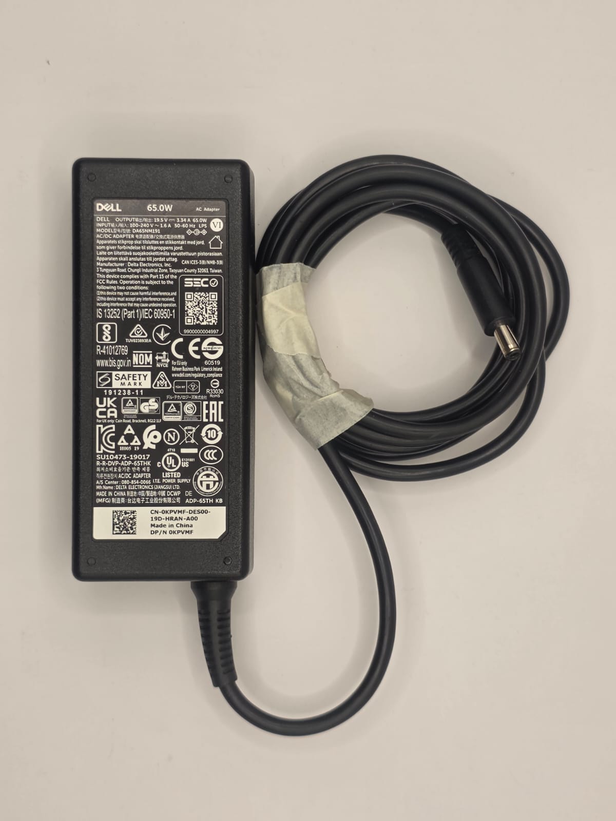 Dell Chargeur AC Adapter 65W DA65NM191 19.5V 3.34A DP/N 0KPVMF