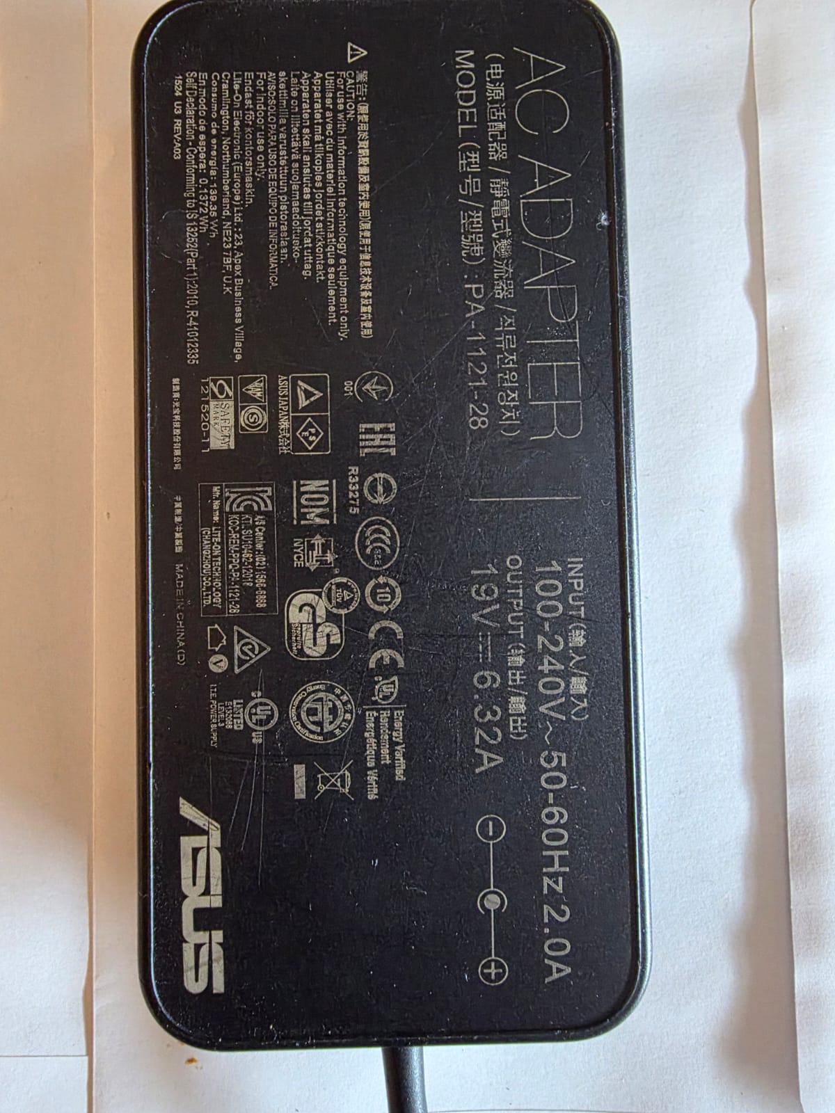 ASUS PA-1121-28 Adaptateur secteur 120W 19V 6.32A