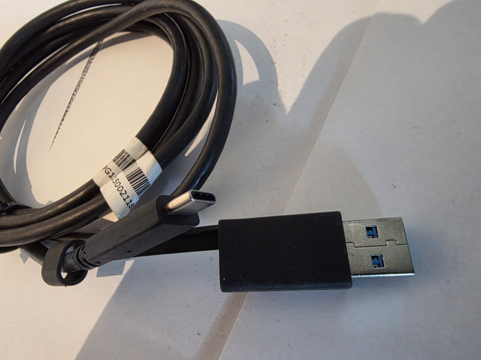 Câble USB-C vers USB-C + adaptateur USB-A — Noir — 1.5m — vue 2